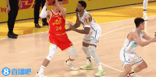 💥太炸裂了！朱俊龙空切迎着吕俊虎单臂砸扣打成2+1